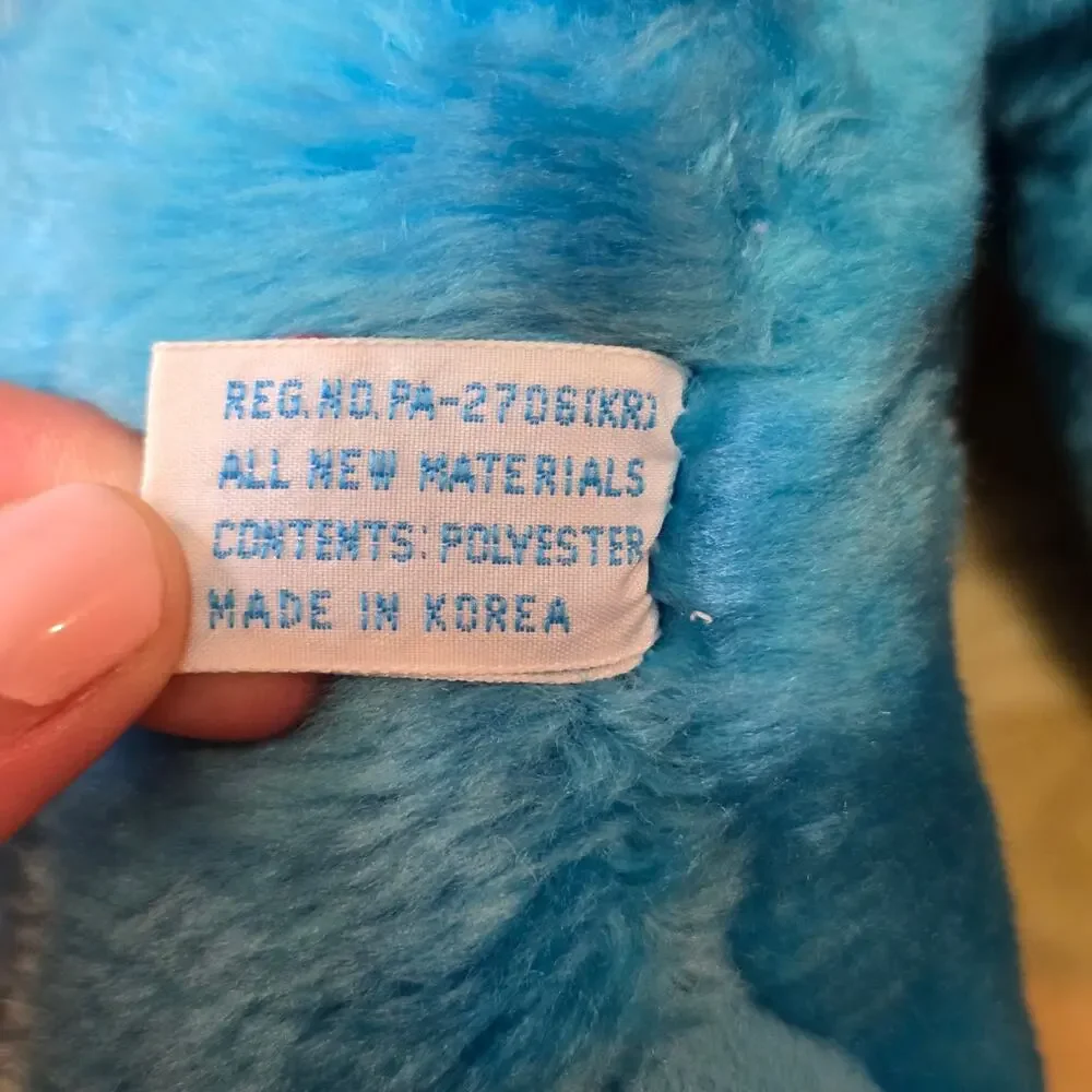 Vintage Kodak Kolorkins Click Plush 1989 80s Blue